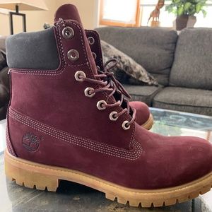Timberland 6" Premium Burgundy Limited Release